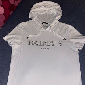balmain hooded t shirt SOLD